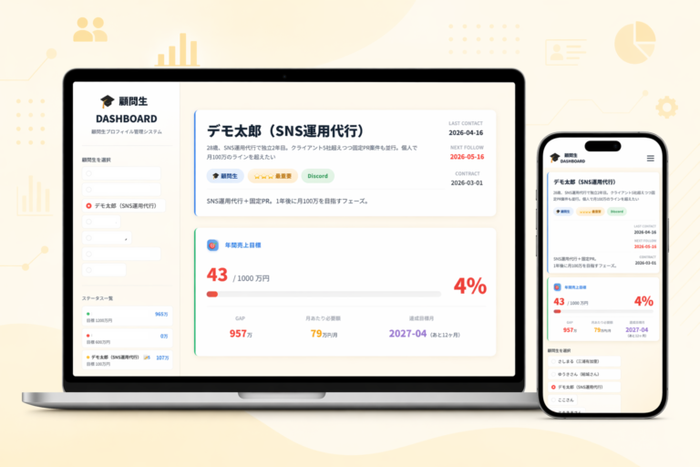 社内用顧客管理システム　